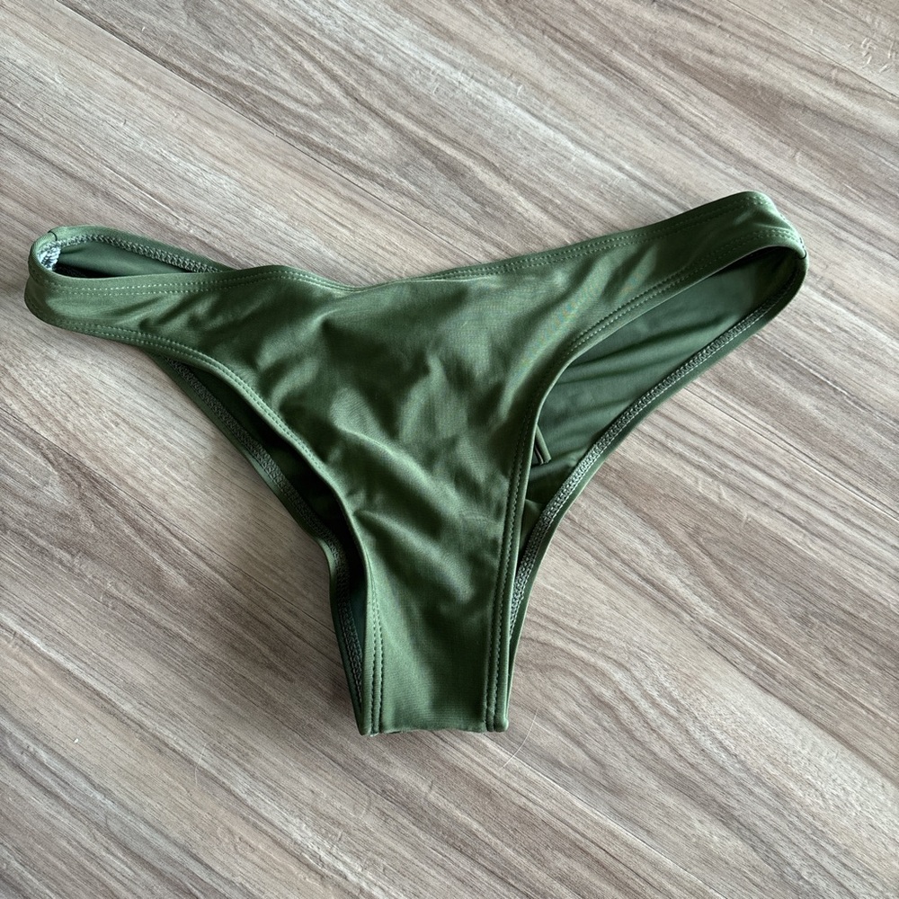 Olive Green Women's Swim Bottom